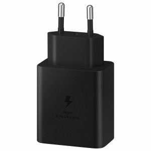 מטען קיר מקורי Samsung 45W USB Type-C ל-USB Type-C - צבע שחור