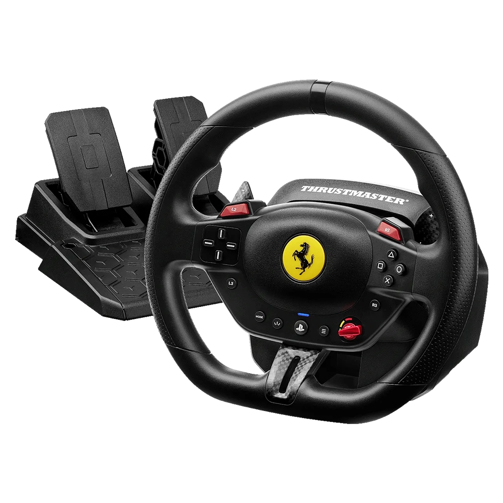 Thrustmaster הגה מרוצים ודוושות T98X Ferrari 296 GTS