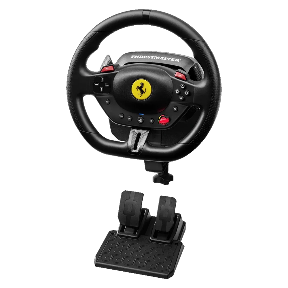 Thrustmaster הגה מרוצים ודוושות T98X Ferrari 296 GTS