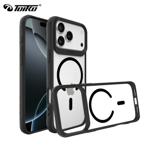 כיסוי Toiko AtomX MagSafe ל-Apple iPhone 17 Pro Max - צבע שקוף