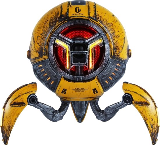 רמקול Bluetooth נייד GravaStar Mars Pro - מהדורת Battle Worn Yellow